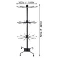 thumbnail image 2 of 1Pc Metal Hat Display Stand Rotating 3-Tier Storage Rack Headwear Rack, 2 of 3
