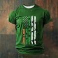 thumbnail image 1 of Tops para hombre, blusas y camisas de manga corta con cuello redondo para hombre, jersey informal con cuello redondo estampado para hombre, pantalones cortos deportivos para fitness, blusa de poliéste, 1 of 4