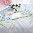thumbnail image 6 of Unique Bargains 1 Pc Drawstring Back Bath towel for bathroom 33.46"x3.54" Blue, 6 of 6
