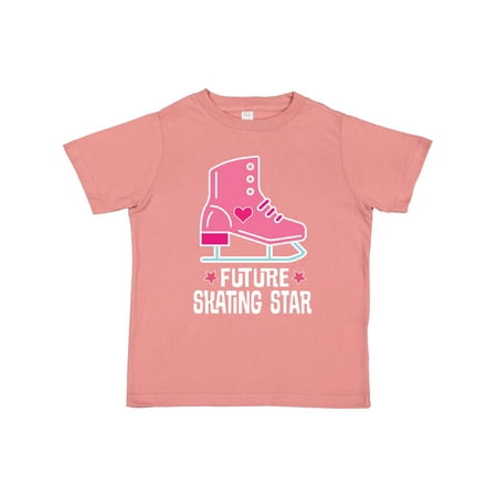 

Inktastic Skate Future Skating Star Girls Girls Toddler T-Shirt