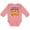 Mauve, variant on Inktastic I'm Going to Be a Big Sister- Cute Halloween Pumpkin Girls Long Sleeve Baby Bodysuit