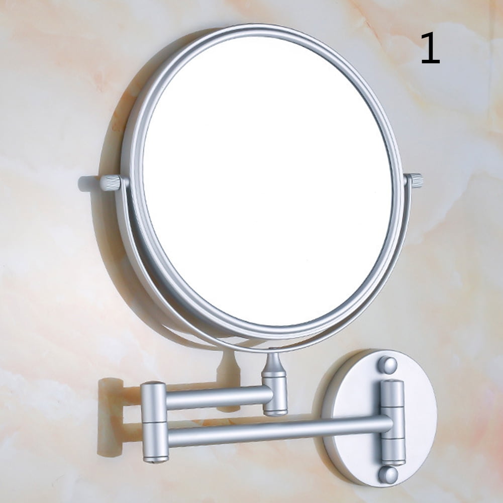 3X Magnification Wall Mount Makeup Vinity Mirror DoubleSided Swivel