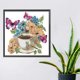 thumbnail image 5 of Pintura de diamante 5D DIY Taladro parcial con forma especial Mariposa Kaffe 30x30cm Hugtrwg Para estrenar, 5 of 9