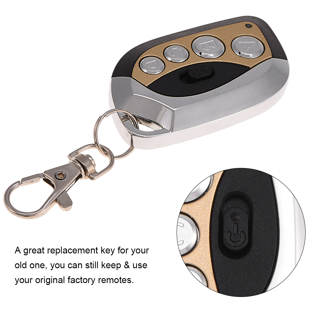 433.92mhz Universal Cloning Remote Control Key Fob Electric Gate Garage Door TX