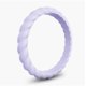 thumbnail image 5 of Anillo de bodas de silicona para mujer, alianzas de boda de caucho trenzado apilable fino, no tóxico, seguro para la piel, 8 unidades JAMW Sencillez, 5 of 5