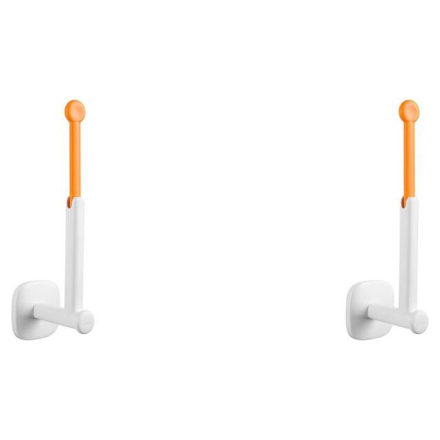 Bewildely Colgador de pared sin perforaciones, autoadhesivo, soporte de almacenamiento retráctil para baño, estante trasero de puerta colgante Type1 NO1