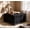 Black, variant on Oversized Square Ottoman with Storage for Living Room, Upholstered Fabric Tufted Footstool with Storage, Mid Century Modern Ottoman Foot Rest for Chair