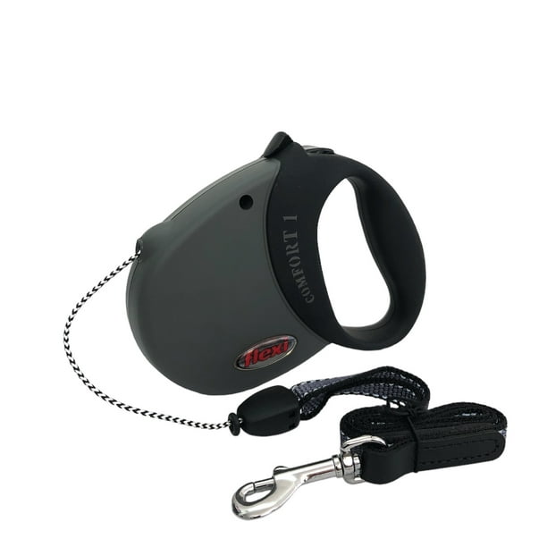 Correa retráctil para perro con cordón de 5 metros color gris Flexi Flexi Comfort Basic 1 gris