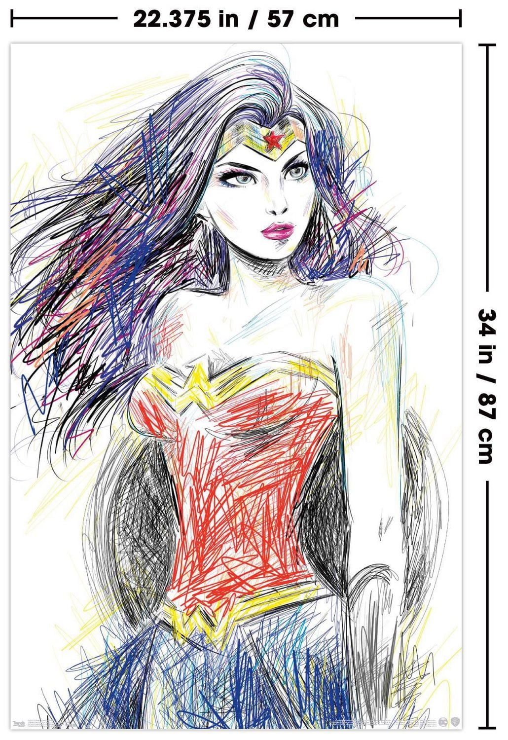 Wonder Woman de DC Comics - Croquis