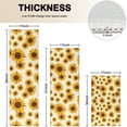 thumbnail image 4 of Beige Sunflower Pattern Kitchen Rugs Sets Of 3,Kitchen Runner Rugs Non Skid Washable,Decorative Kitchen Floor Mats for Kitchen,Sink,Laundry,17"x30"+ 17"x47" + 17"x59", 4 of 6