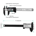 thumbnail image 3 of Regla digital Calibrador Vernier electrónico Alta precisión Plástico Acero inoxidable Dispositivos de medición de altura Calibre de metal deslizante Tipo 3 Jumpingount TO000916-03, 3 of 6
