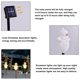 thumbnail image 4 of Luces navideñas solares para exteriores, juego de 3 muñecos de nieve para patio, jardín, decoraciones navideñas para césped, 4 of 5