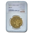 thumbnail image 1 of 1873-S $20 Liberty Gold Double Eagle Open 3 AU-53 NGC, 1 of 4