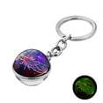 thumbnail image 1 of Jewelry On Clearance Twelve Keychain Pendant Time Luminous Glass Ball Pendant Metal Key Multicolor, 1 of 4