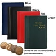 thumbnail image 5 of 120 Pockets Coinn Collection Album - 30x30mm/1.2x1.2inch Coinn Holder Book Coinn Storage Album Money Penny Pocket for Collectors Green, 5 of 5