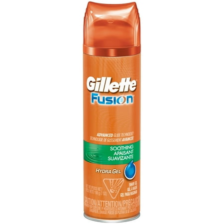 Gillette Fusion Soothing Hydra Gel Shave Gel 7 oz. Aerosol Can