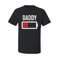 thumbnail image 2 of Wild Bobby, Daddy Battery, Father's Day, Men Graphic Tee, Black, Small, 2 of 4