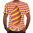 thumbnail image 2 of TSADFHJI Débardeurs pour Hommes Pack Automne Printemps Imprimé Manches Courtes Col Rond T-Shirt Floral Tendance Mode Basique S, 2 of 3