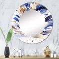 thumbnail image 5 of DESIGN ART Designart "Blue White Cubist Kaleidoscope I" Cubism Modern Wall Mirror 24in.x36in., 5 of 5