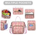 thumbnail image 2 of Pioneer Flower Floral Print Pattern Womens Lunch Box for Work,Insulated Large Lunch Bag for Tween and Teen,Loncheras Para Mujer,Leakproof Adult Lunch Bag for Work,Beach,Travel,Picnic,Camping, 2 of 7