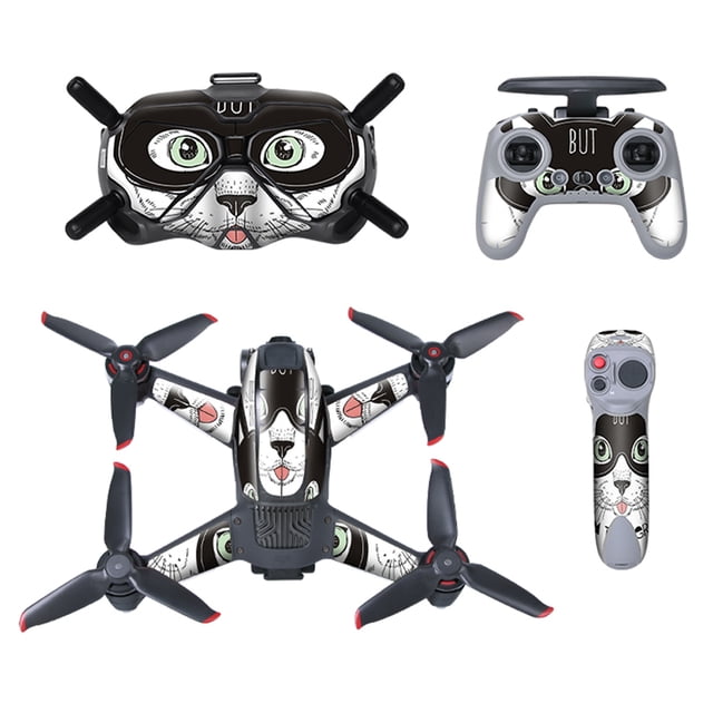 Matsuzay gafas pegatina extraíble a prueba de arañazos impermeable PVC calcomanía Joystick controlador adhesivo Decoración Accesorios para aéreos Tipo 1