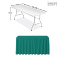 thumbnail image 3 of Mantel Bambalina Para Mesa De 1.80 x 0.75 Colores Esmeralda, 3 of 5