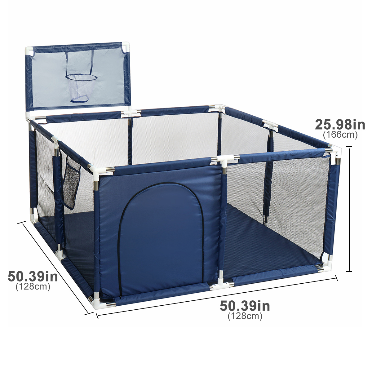 Stoneway 75 Inch Baby Toddler Playpen Portable Kids Safety Play Center Yard Home Indoor Fence Anti Fall Play Pen Playpens For Babies And Infants Extra Large Playard Blue Red Walmart Com Walmart Com