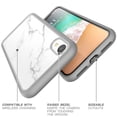 thumbnail image 6 of iPhone XR Case, SUPCASE [Unicorn Beetle Style Series] Premium Hybrid Protective Clear Cases for Apple iPhone XR 6.1 inch 2018 Release (Marble), 6 of 7