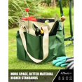 thumbnail image 3 of Banco y reclinatorio de jardín plegable AZBESTPRO con bolsa para herramientas, 3 of 5