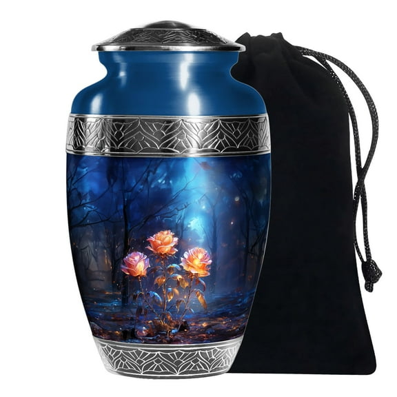 KARYLIZ Rose Adult Urns For Human Ashes Woman Large Unique Urn For Male Son 10 Inch
