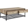 thumbnail image 7 of LV00748 - Coffee Table, Oak & Sandy Black Finish - Brantley, 7 of 7