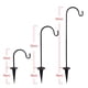 thumbnail image 5 of Advancent Estaca de jardín fácil de usar para soluciones de jardinería multiusos Soporte resistente Colgador de macetas de metal Decoración del hogar, 5 of 6