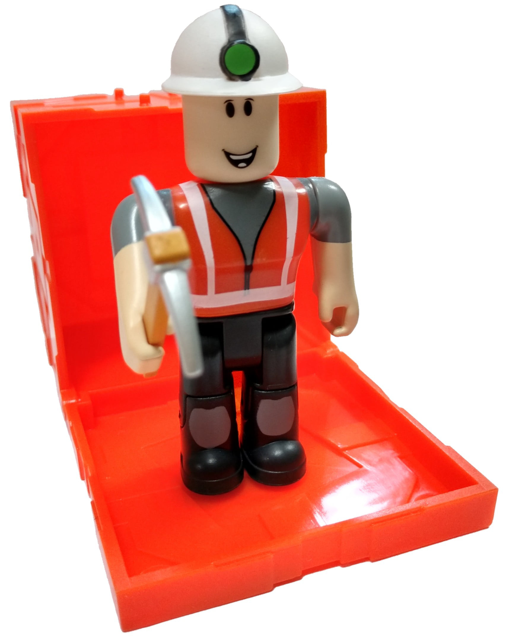 Roblox Series 6 Mining Simulator Miner Mike Mini Figure With Orange Cube And Online Code No Packaging Walmart Com Walmart Com