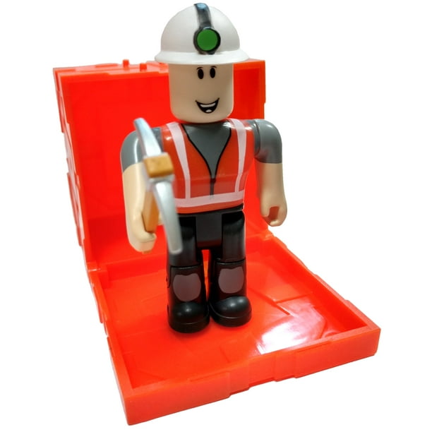 Roblox Series 6 Mining Simulator Miner Mike Mini Figure With Orange Cube And Online Code No Packaging Walmart Com Walmart Com - roblox mining simulator red rock