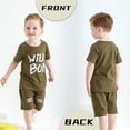 thumbnail image 3 of Happy Town Toddler Boy Clothes Short Sleeve T-shirt and Shorts Boys Summer Clothes Set, 3 of 7