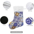 thumbnail image 7 of Coolnut Christmas Stockings 1PCS,Big Xmas Stockings Gift Decorations and Party Supplies,Used for Fireplace Decoration Socks-Turkish Ceramic Tile Style, 7 of 7