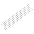 thumbnail image 1 of Unique Bargains Lot de 5 Mini Forets Torsadés 1mm, Acier Haute Vitesse Extra Long 100mm, 1 of 6