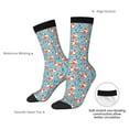 thumbnail image 4 of Hirioo Abstract leaves fox Pattern Adult Middle Tube Socks Breathable Sock Non-Pilling,Contrasting Color Design, 4 of 6