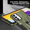 thumbnail image 6 of Dteck for Samsung Galaxy A15 5G Phone Case, Shockproof Built Magnetic Ring Kickstand Durable Military Grade Heavy Duty  Phone Case for Galaxy A15 Cover Case, Green, 6 of 11