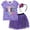 Purple, variant on Disney Minnie Mouse Toddler Girls T-Shirt Tulle Mesh Skirt and Headband 3 Piece Outfit Set Toddler to Big Kid