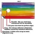thumbnail image 4 of Lone Star Art Cornhole Board Wraps Beanbag Toss Game Sets, Set of 2, Rainbow Stripes Art, 4 of 7