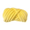 thumbnail image 2 of GUOOL Arm Knit Yarn for Quick Finger Weave Hand Knitting, 2.2lbs Velvet Washable Bulky Yellow, 2 of 9