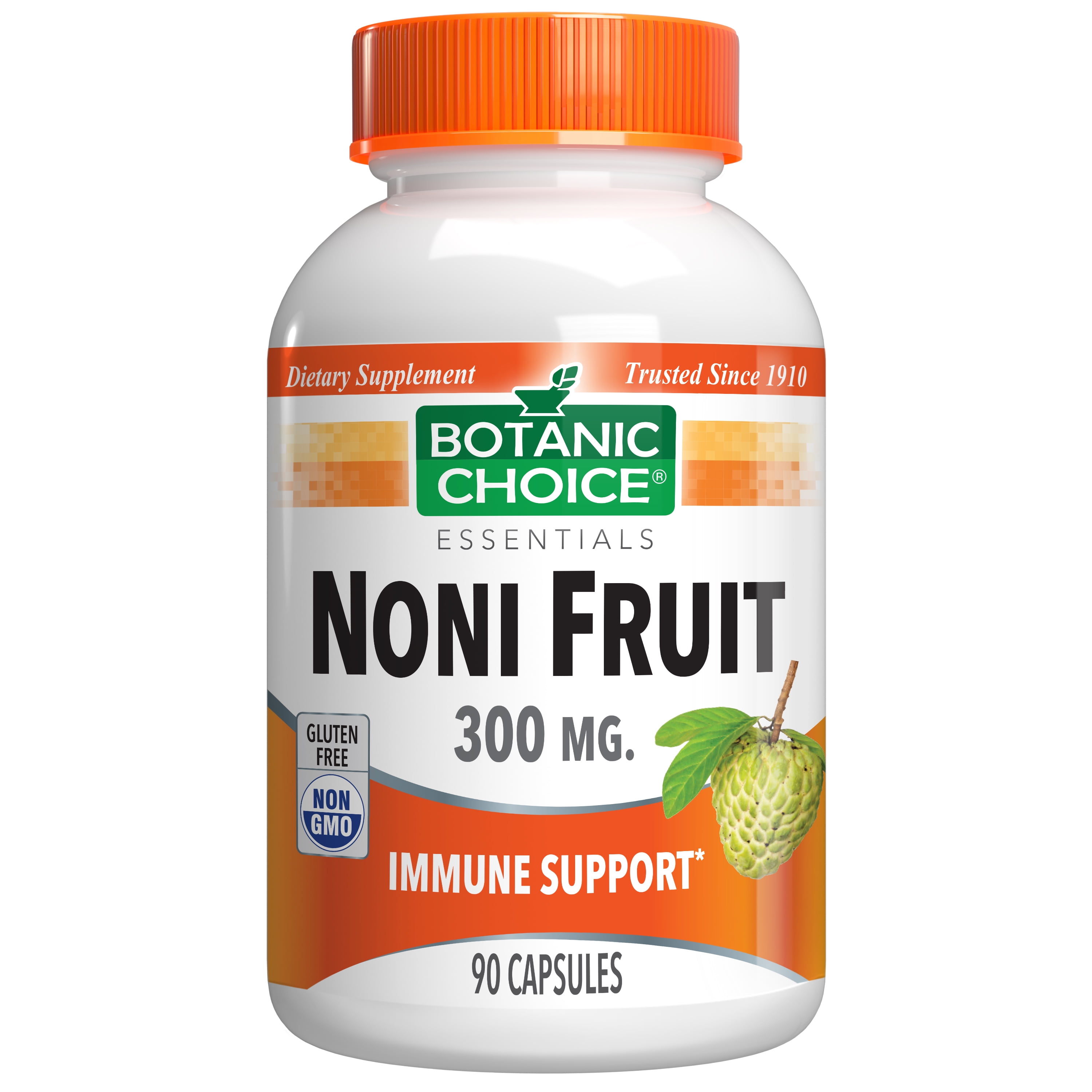 Botanic Choice Noni Fruit Immune Support Herbal Supplement, 90 capsules