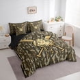 thumbnail image 3 of Castle Fairy Sport Baseball Twin Bedding Sets,Vintage Camouflage Bedding Comforter Set, 3 of 8