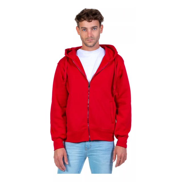 Sudadera Abierta Para Hombre Con Cierre Metálico