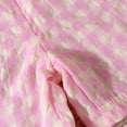 thumbnail image 6 of Miluxas Girls Plaid Shorts Kids Gingham Elastic Waist Wide Leg Short Pants Pink 6-7 Years(6-7 Years), 6 of 9