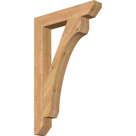 

Ekena Millwork 3 1/2 W x 22 D x 34 H Legacy Slat Smooth Bracket Western Red Cedar