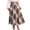 Gray, variant on Long Skirts for Women Trendy Plaid High Waisted A-Line Skirt Casual Classic Elastic Waist Maxi Skirt