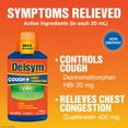 Delsym Max Strength DM Cough + Chest Congestion Medicine, Powerful MultiSymptom Relief, 1