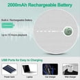 thumbnail image 3 of Rechargeable Bluetooth CD Player, Music CD Disc Player for Car Gray, 3 of 5